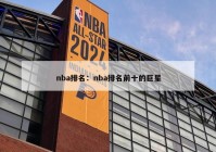 nba排名：nba排名前十的巨星