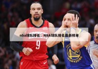 nba球队排名：NBA球队排名最新榜单